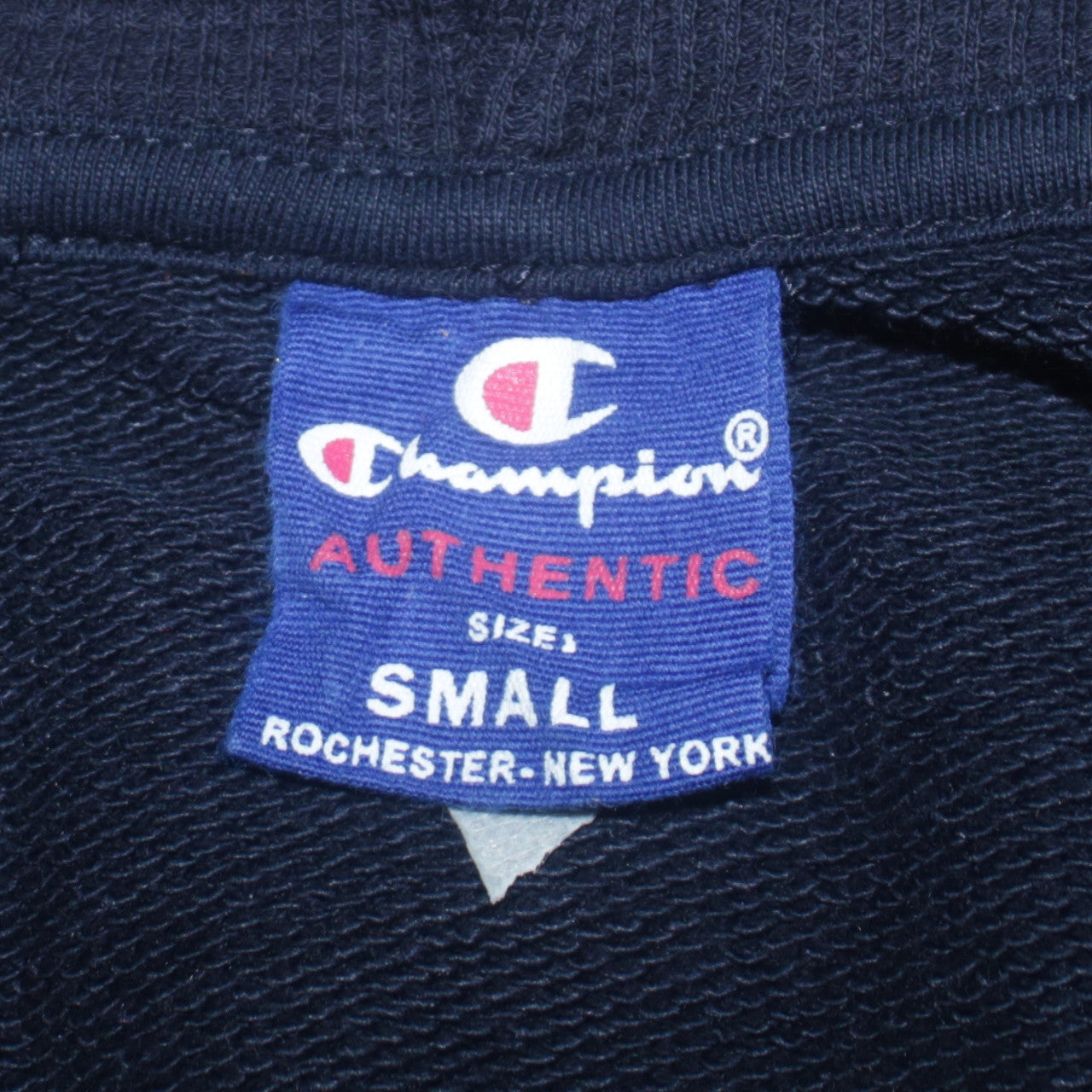 Champion Men’s Black Small Pullover Hoodie with Logo Print