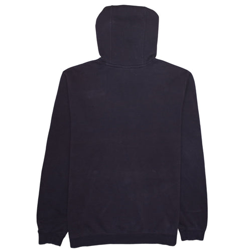 Nike Women Black Pullover Hoodie Large Embroidered Logo Casual