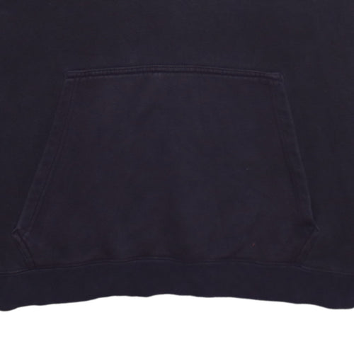Nike Women Black Pullover Hoodie Large Embroidered Logo Casual