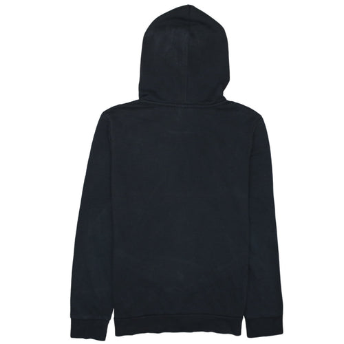 Adidas Womens Black Pullover Hoodie Size M 12-14 Cotton Blend Logo