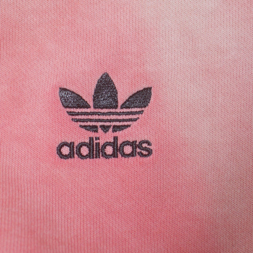Adidas Womens Pink Tie Dye Crew Neck Sweatshirt Size S Primegreen