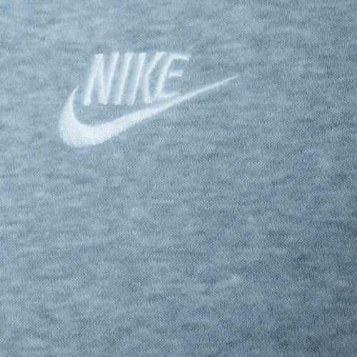 Nike Men's Grey Pullover Hoodie L Sports Fleece Sweatshirt
