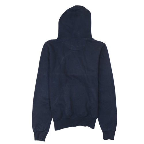Hard Rock Cafe Barcelona Men Blue Pullover Hoodie Small