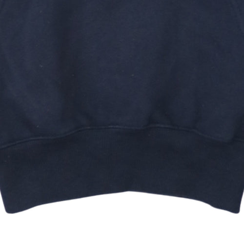 Hard Rock Cafe Barcelona Men Blue Pullover Hoodie Small