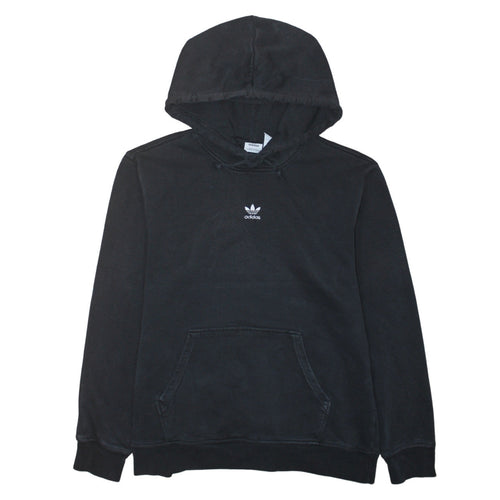 Adidas Womens Black Size 10 Pullover Hoodie Sweatshirt