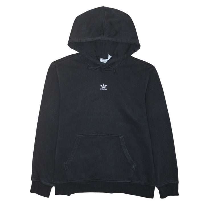 Adidas Womens Black Size 10 Pullover Hoodie Sweatshirt