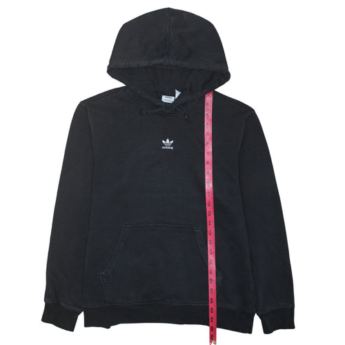 Adidas Womens Black Size 10 Pullover Hoodie Sweatshirt