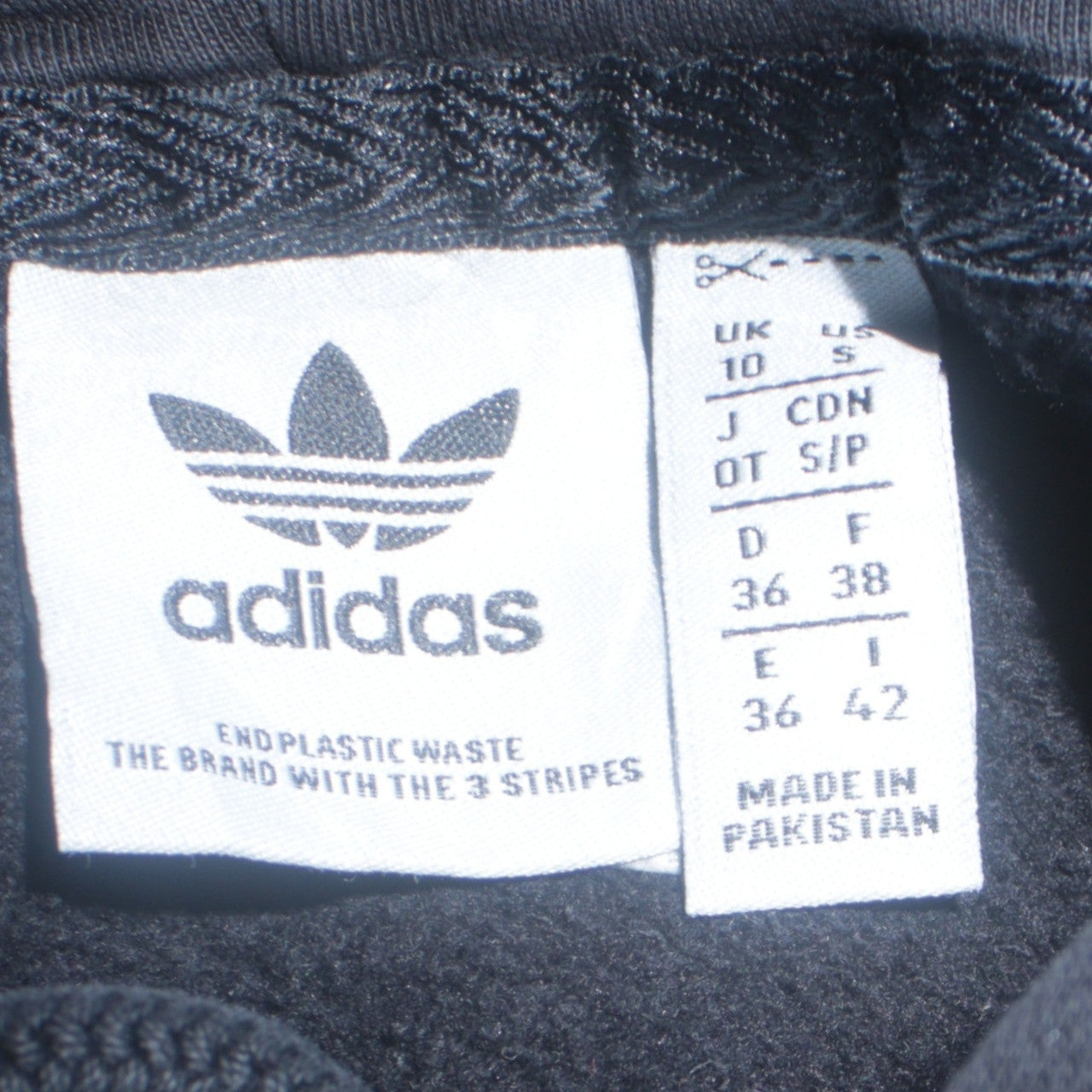 Adidas Womens Black Size 10 Pullover Hoodie Sweatshirt