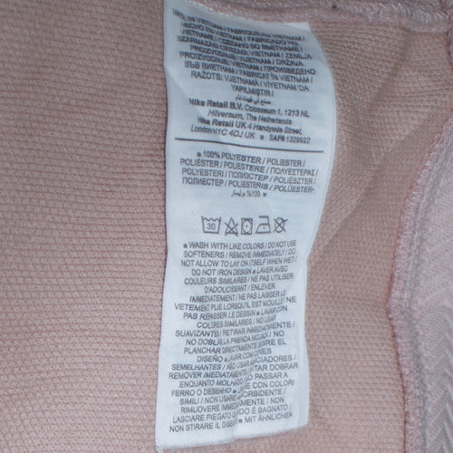 Nike Women’s Beige Dri-FIT 1/2 Zip Hooded Sweatshirt XL Polyester
