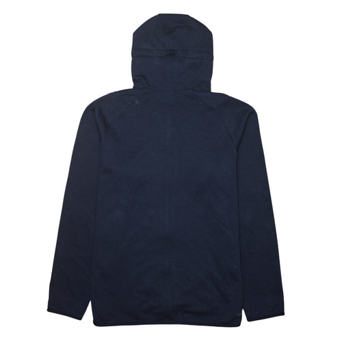 adidas Men's Blue Full Zip Hoodie Size L Sports Fleece Jacket