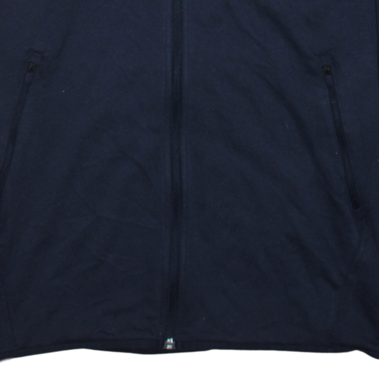 adidas Men's Blue Full Zip Hoodie Size L Sports Fleece Jacket