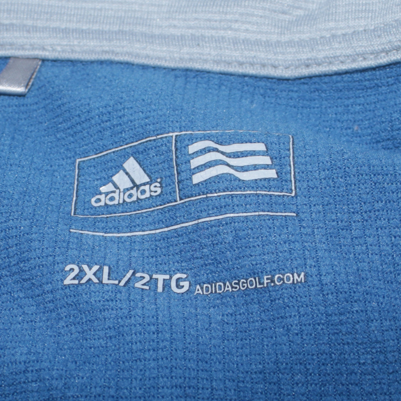 Adidas Men's Blue 2XL 1/4 Zip Golf Sweatshirt Pullover