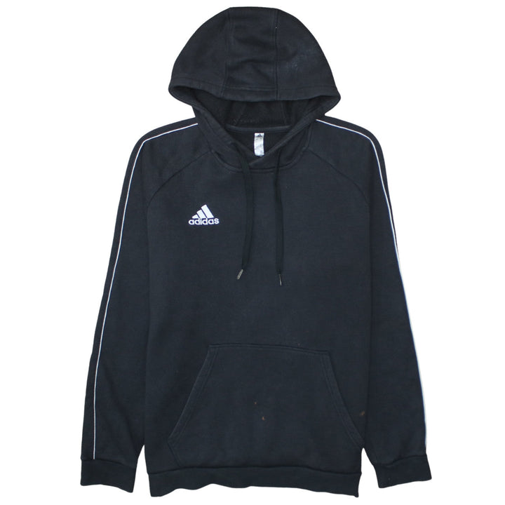 Adidas Men’s Black Pullover Hoodie L Logo Fleece Sportswear
