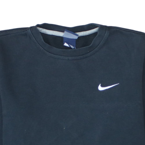 Nike Men's Blue Crew Neck Pullover Sweatshirt Size M