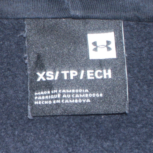 Under Armour Men's Black XS Full Zip Hoodie Jacket
