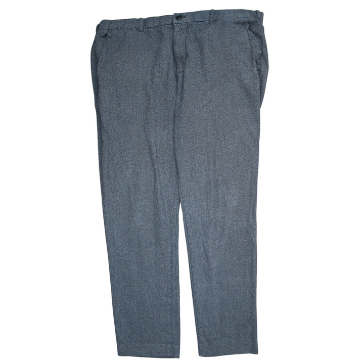 GAP Men's Grey Check Slim Fit Chino Trousers 38x32