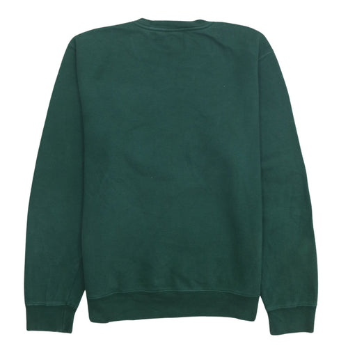 Russell Men's Green Crew Neck Graphic Print Sweatshirt S