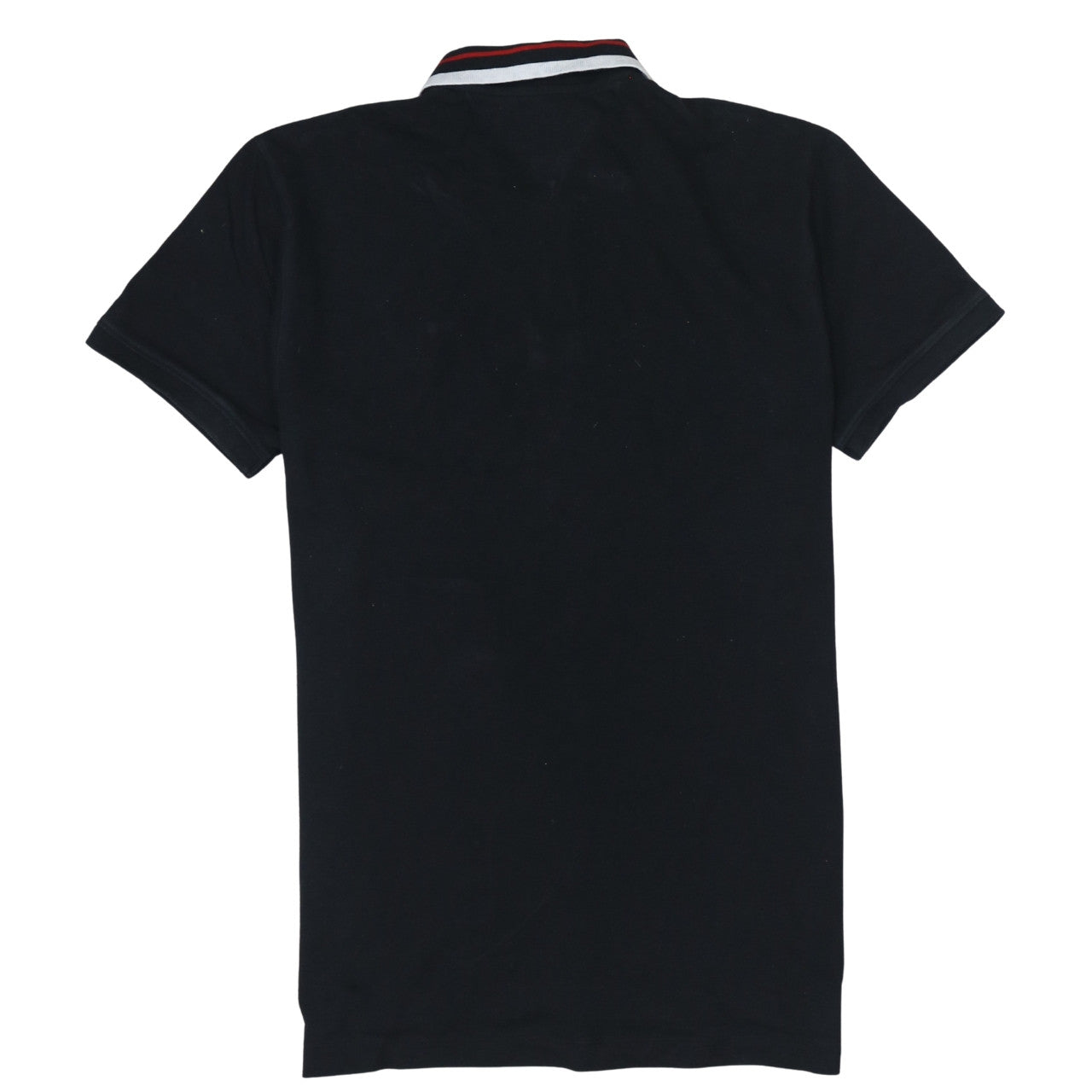 Tommy Jeans Men's Black Polo Shirt M Regular Fit Cotton Stretch