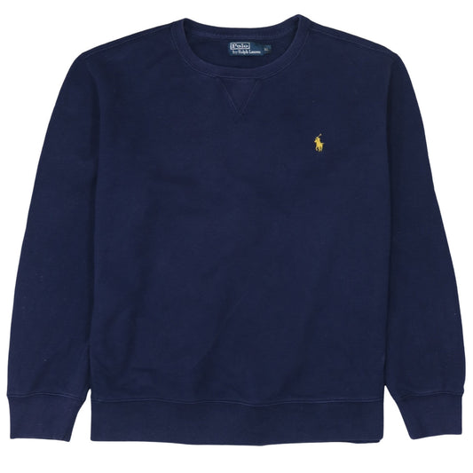 Ralph Lauren Men's Blue Crew Neck Pullover Sweatshirt XL