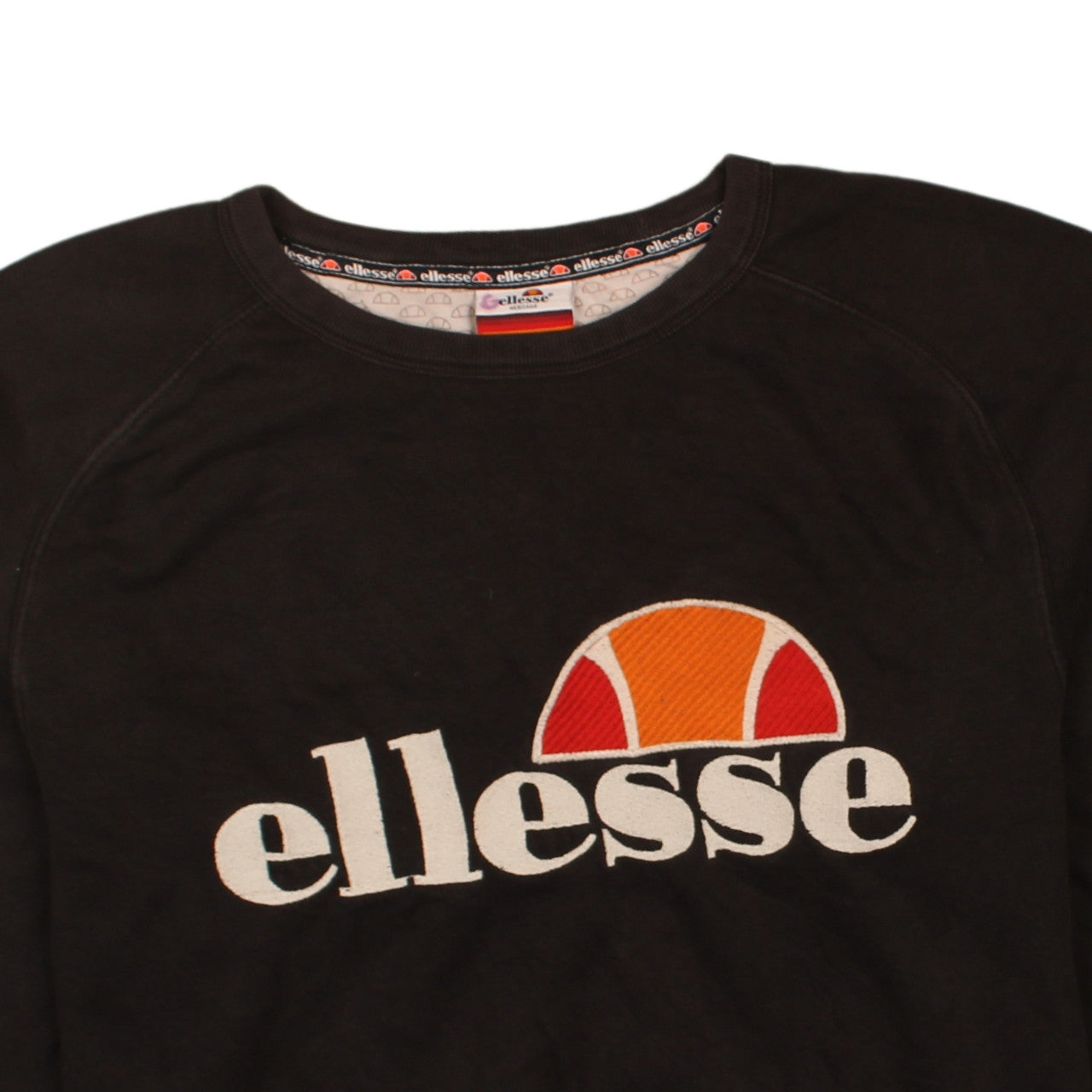Ellesse Men's Black XS Pullover Crew Neck Sweatshirt