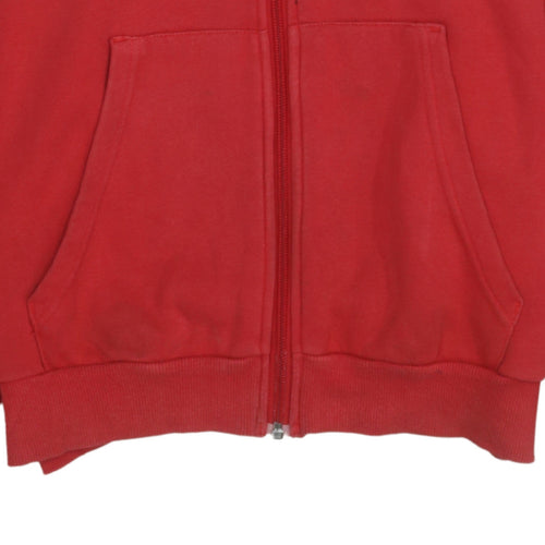 Umbro Men’s Red Full Zip Hoodie Size M Sportswear Classic