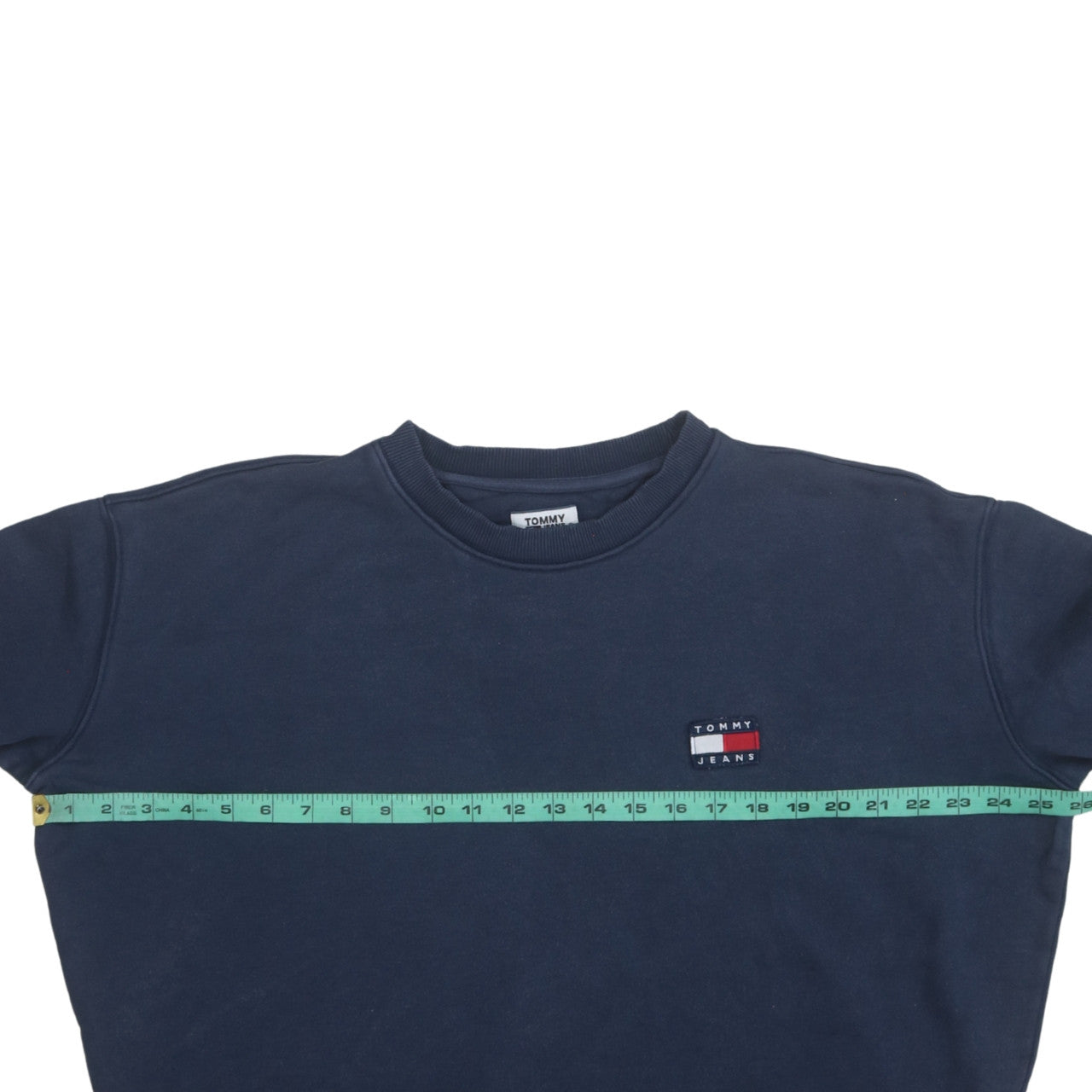 Tommy Jeans Men's Blue XL Crew Neck Pullover Sweatshirt