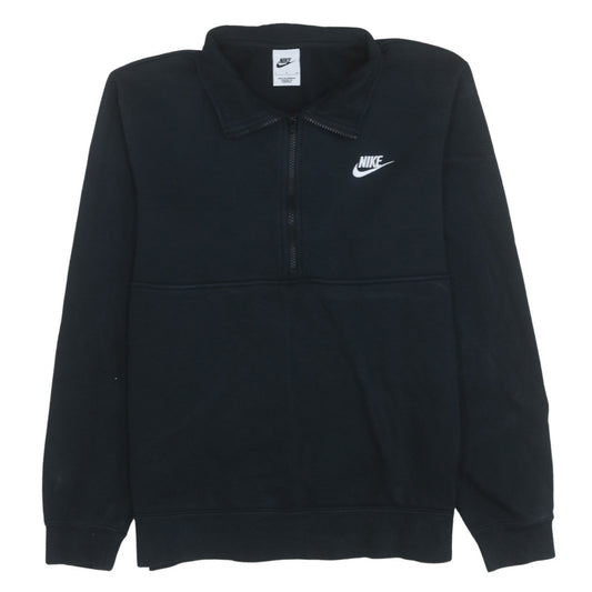 Nike Men's Black Small 1/2 Zip Pullover Sweatshirt