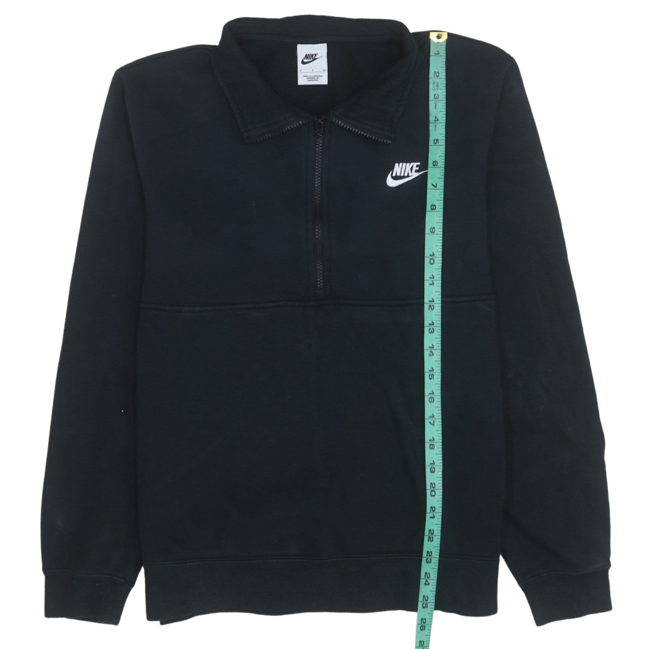 Nike Men's Black Small 1/2 Zip Pullover Sweatshirt