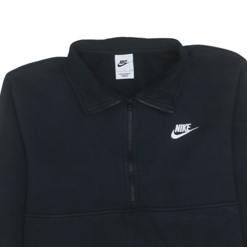 Nike Men's Black Small 1/2 Zip Pullover Sweatshirt