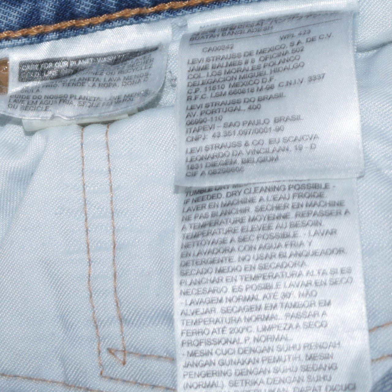 Levi Strauss 751 Men’s Blue Straight Leg Denim Jeans W32 L30