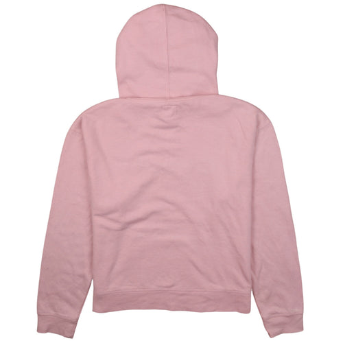 Champion Women's Pink Pullover Hoodie Large Embroidered Logo