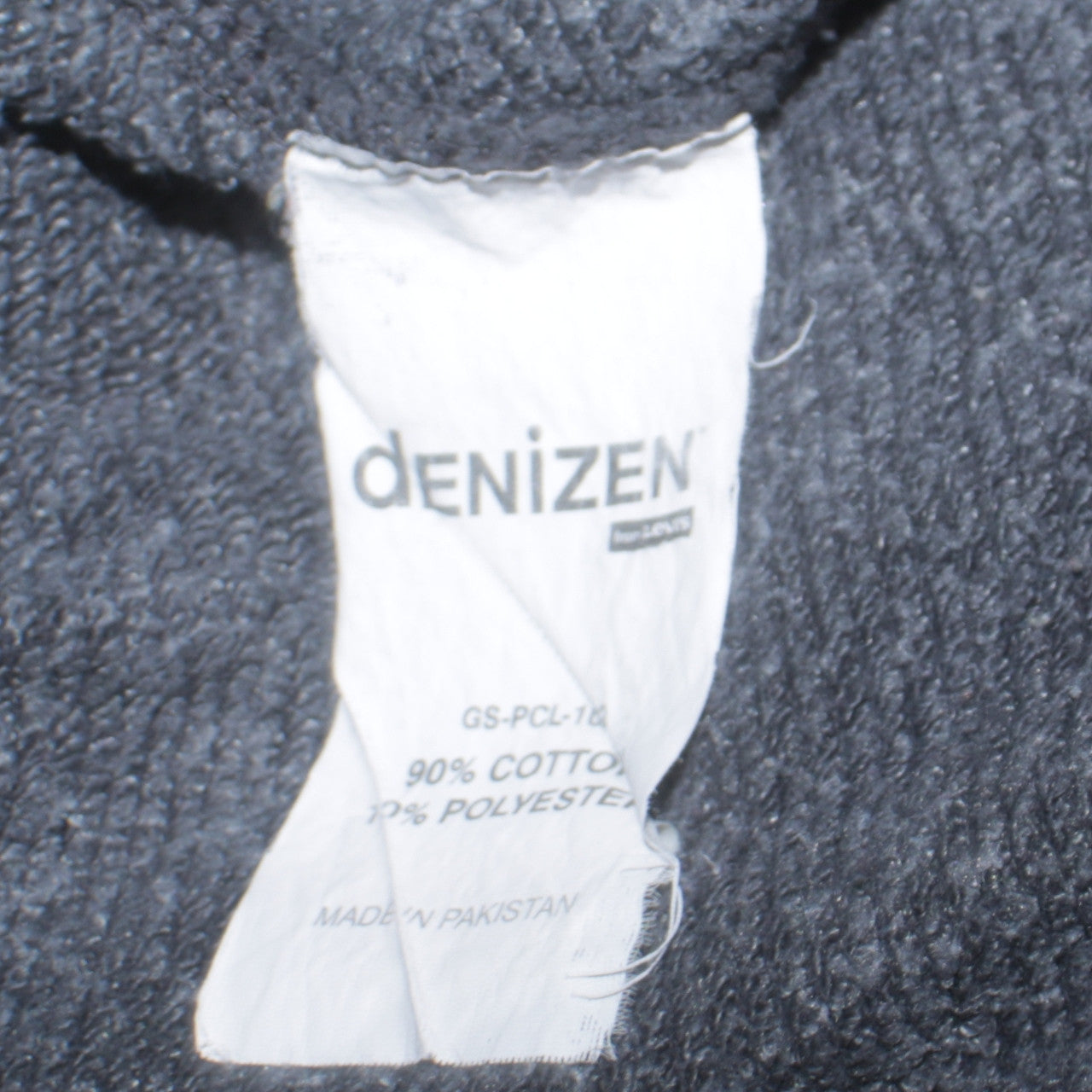 Levi's Denizen Men's Black Crew Neck Pullover Sweatshirt M