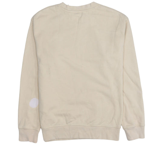 Levi's Women Beige Crew Neck Pullover Sweatshirt XXS