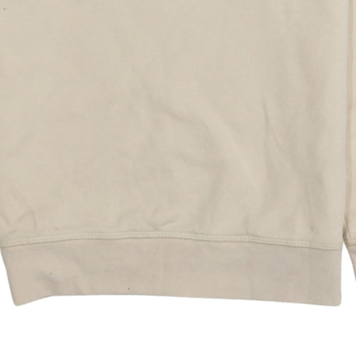 Levi's Women Beige Crew Neck Pullover Sweatshirt XXS