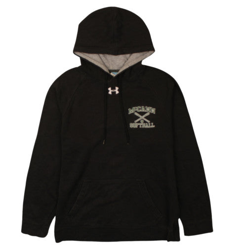 Under Armour Men's Black Pullover Hoodie Size S McCann Softball Sports