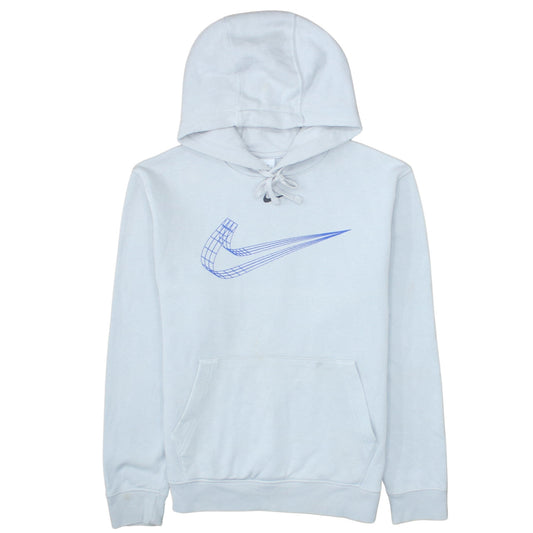 Nike Men's White Pullover Hoodie Small Graphic Sports Style