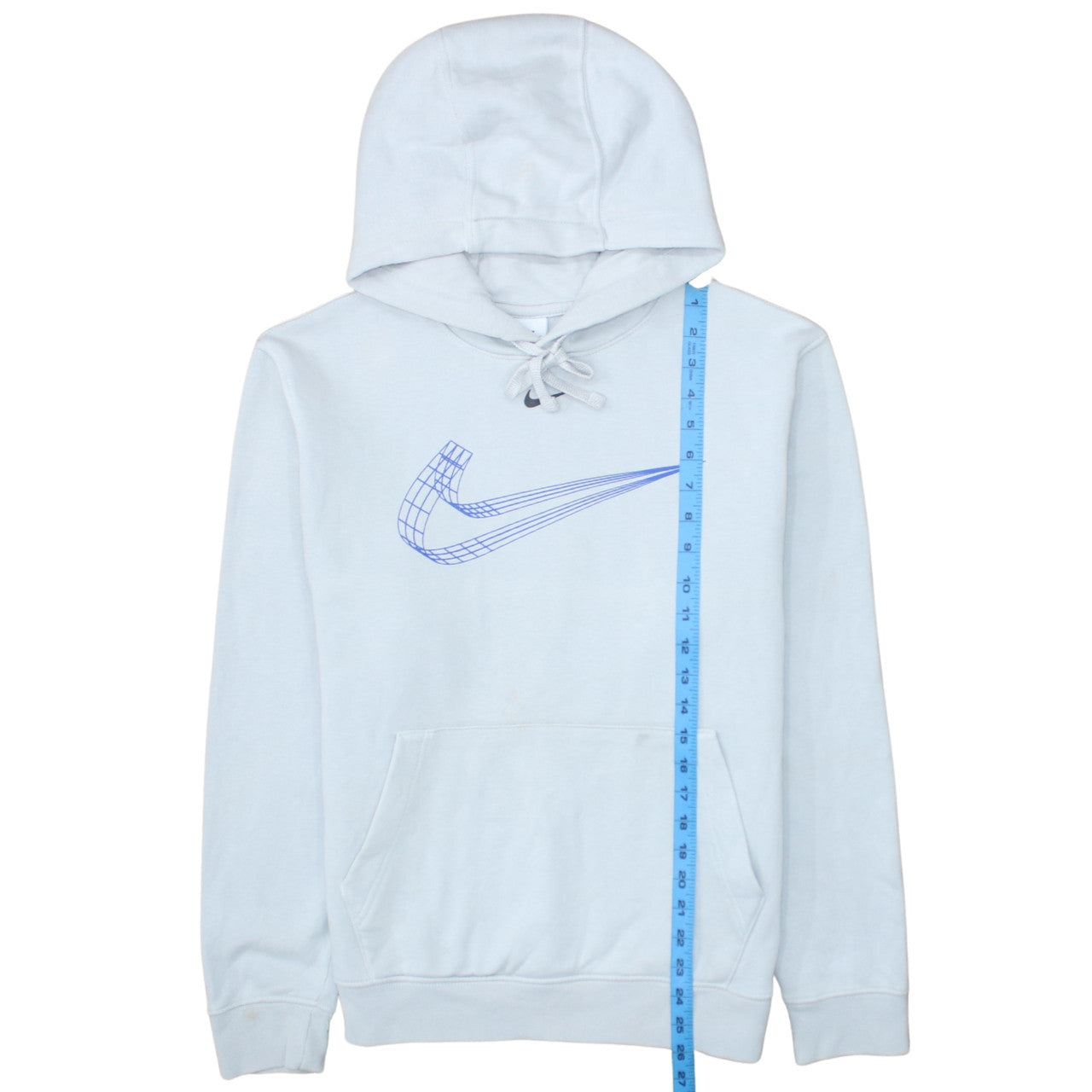 Nike Men's White Pullover Hoodie Small Graphic Sports Style