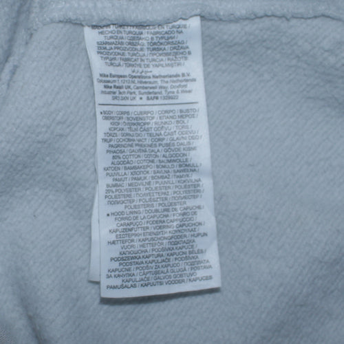 Nike Men's White Pullover Hoodie Small Graphic Sports Style