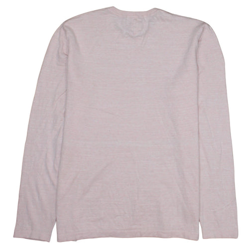 GAP Women’s Pink Cotton Linen Crew Neck Long Sleeve Pullover Jumper L