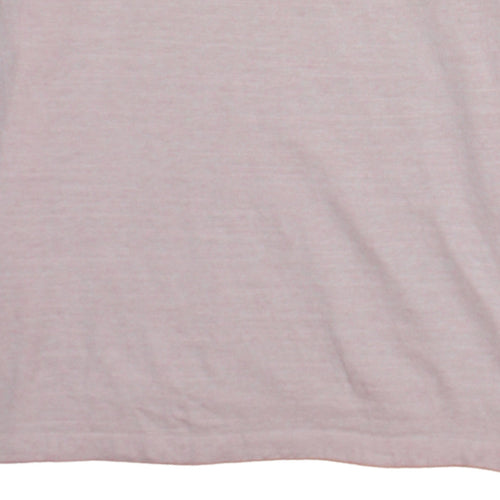 GAP Women’s Pink Cotton Linen Crew Neck Long Sleeve Pullover Jumper L