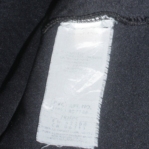 Puma Men's Black XL Full Zip Hoodie with Logo Print
