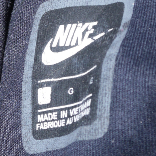 Nike Men's Blue Full Zip Hoodie L Sportswear Jacket