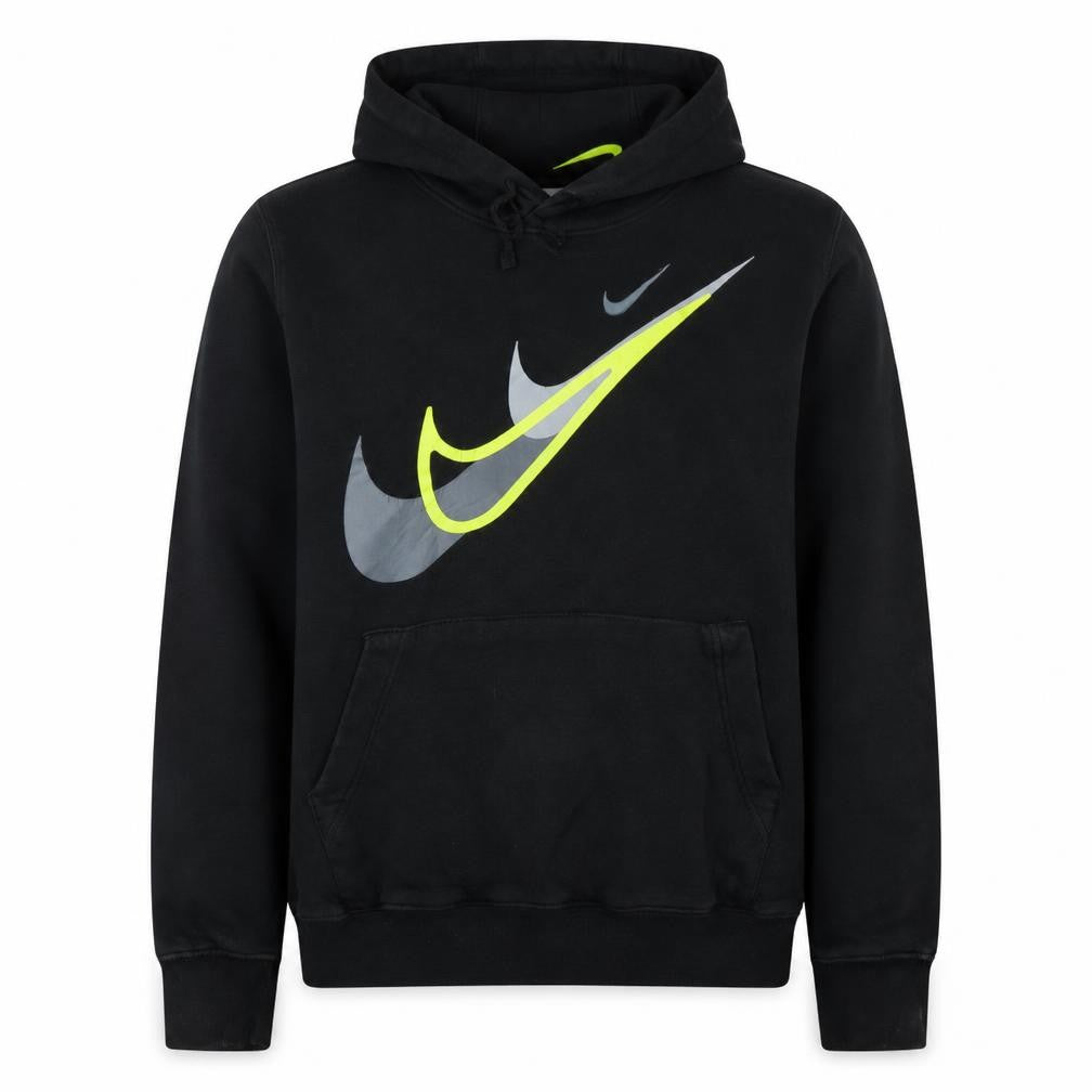 Nike Men's Black XS Pullover Hoodie Fleece Graphic Logo Sweatshirt