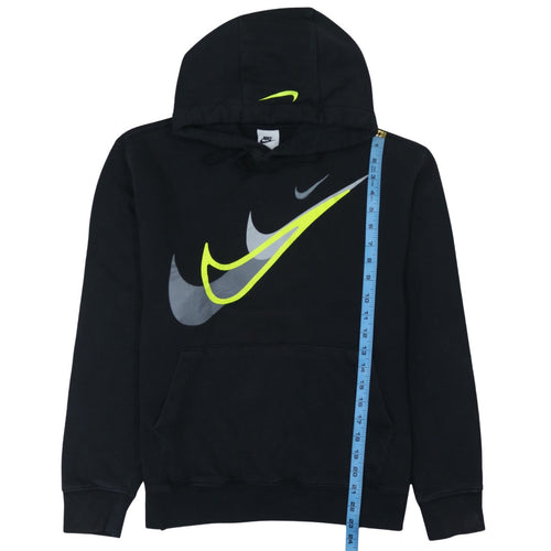 Nike Men's Black XS Pullover Hoodie Fleece Graphic Logo Sweatshirt