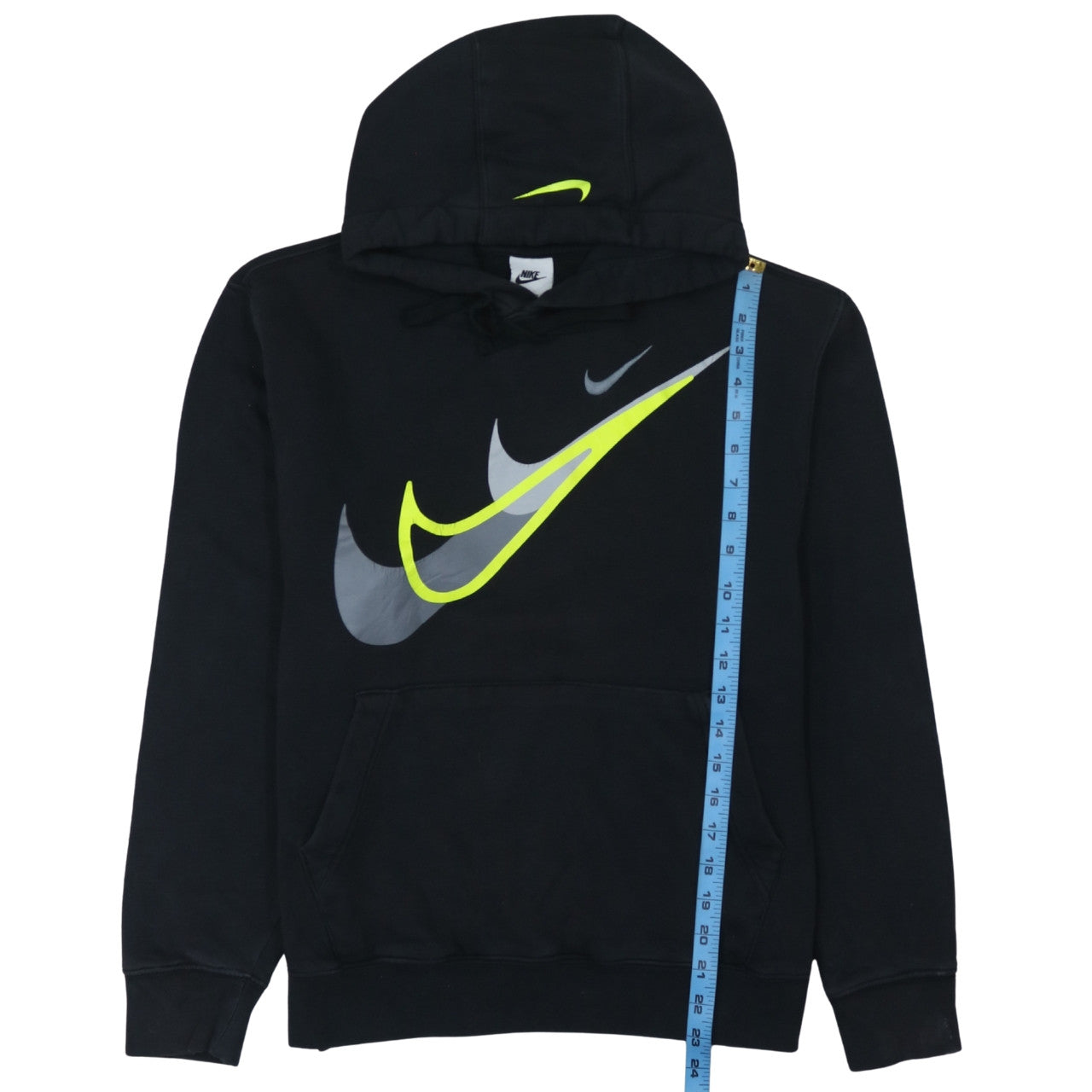 Nike Men's Black XS Pullover Hoodie Fleece Graphic Logo Sweatshirt