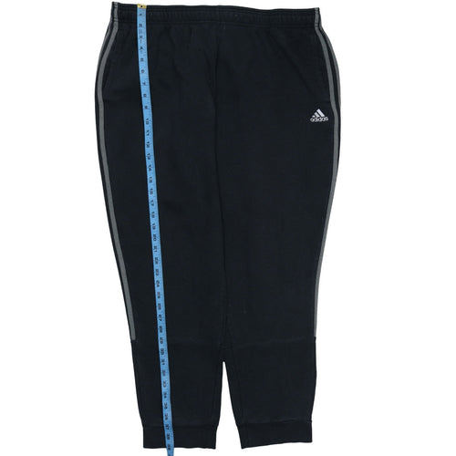 adidas Men's Black 2XL Joggers Tapered Fleece Sweatpants