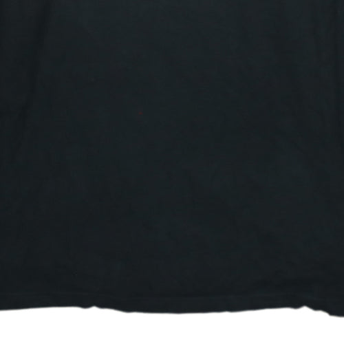 FILA Men's Black Long Sleeve Cotton Polo Shirt Size S
