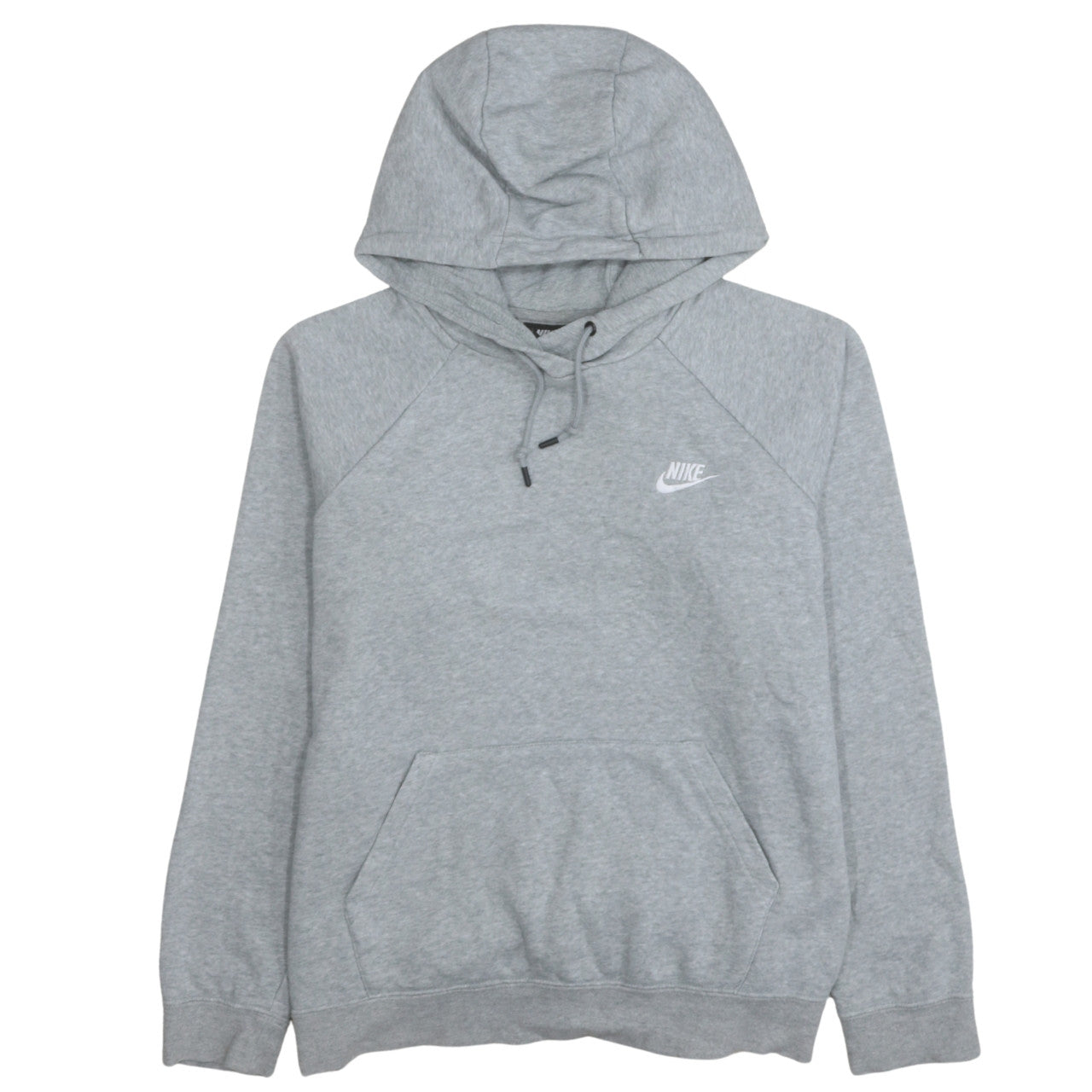 Nike Men's Grey Pullover Hoodie L Regular Fit Sportswear