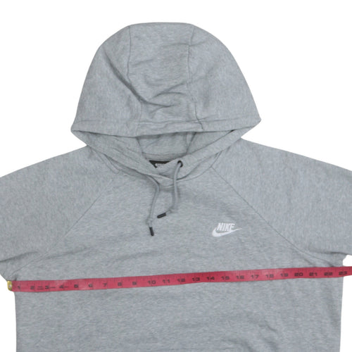 Nike Men's Grey Pullover Hoodie L Regular Fit Sportswear