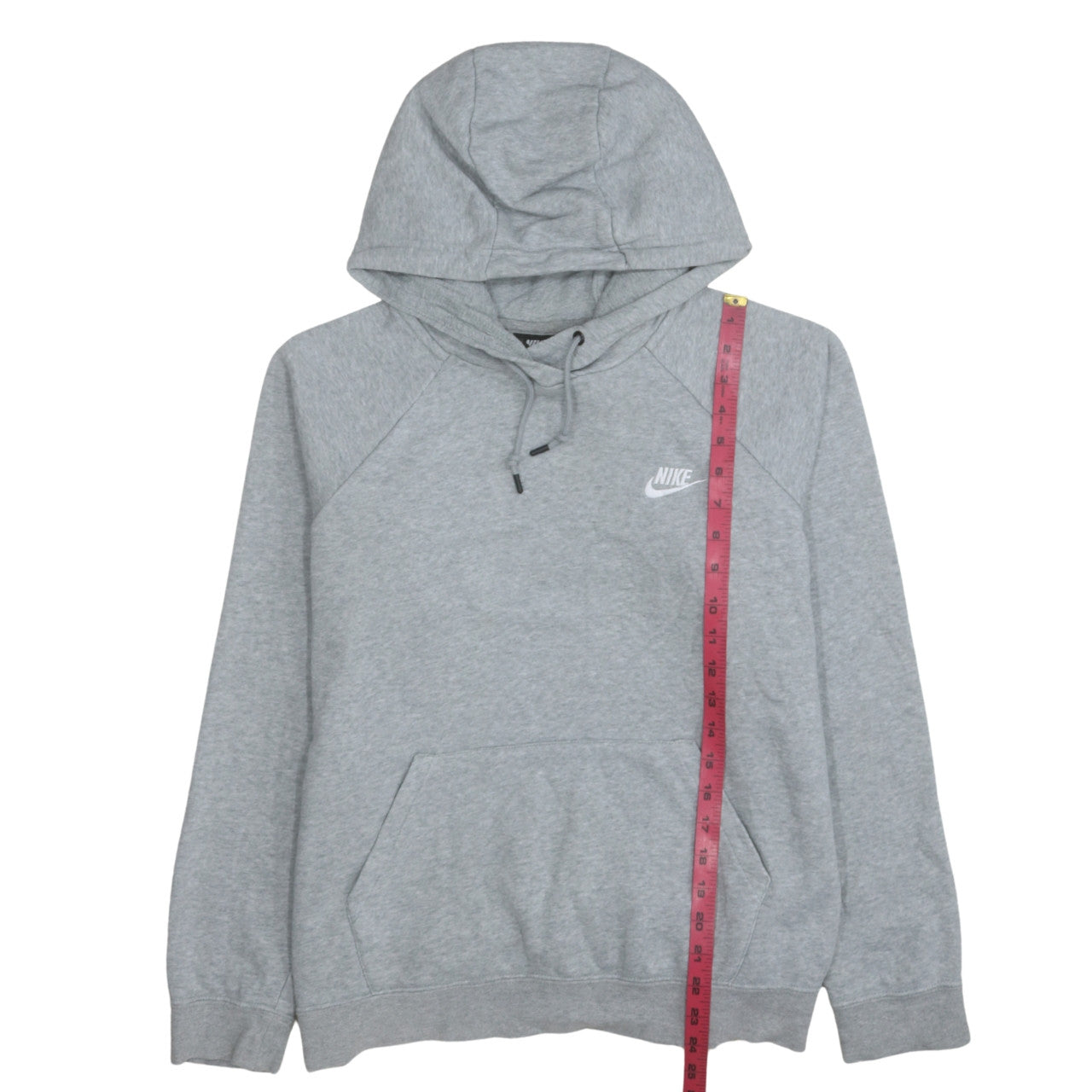 Nike Men's Grey Pullover Hoodie L Regular Fit Sportswear